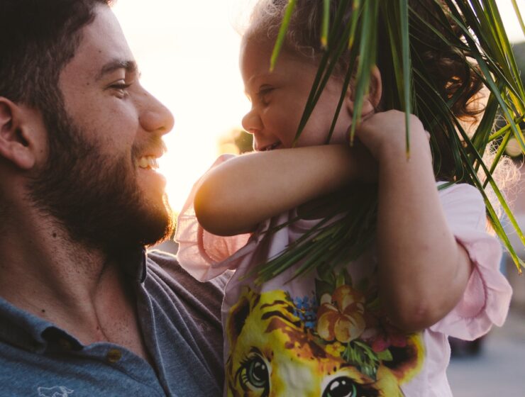 vader met kind