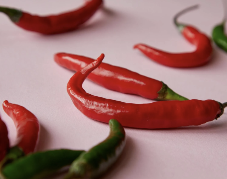 Verse peper, ingrediënt voor citroen mosterd dressing recept